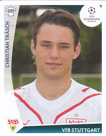 Christian Trasch VfB Stuttgart samolepka UEFA Champions League 2009/10 #455